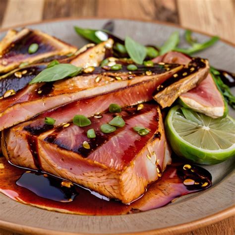 grilled yellowfin tuna steaks recipe easy printable  etsy