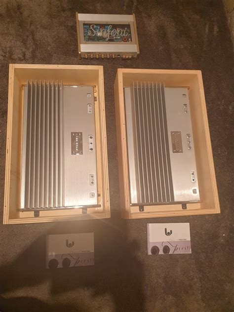 2 x Sinfoni Quartorigo La Prima Prestigio amplifiers & Sinfoni Premiere ...