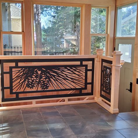 Laser Cut Panels Railing Railing Panel In Laser Cut Nature Designs For