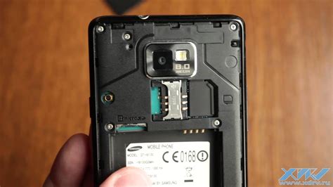 Как вставить SIM-карту в Samsung Galaxy S2 (XDRV.RU) - YouTube