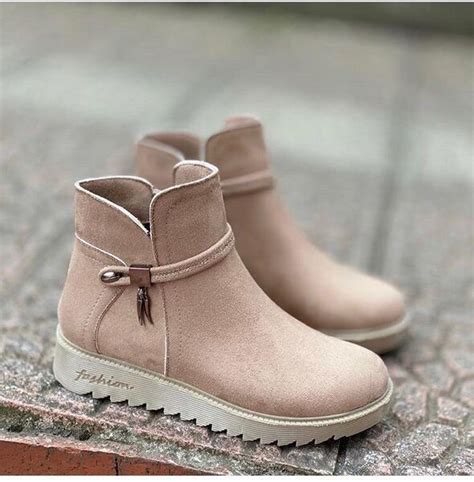 Дамски бежови боти - Krystal - Beige | ModerniObuvki.com - Дамски и ...