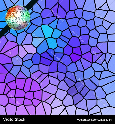 multicolor broken stained glass background vector image