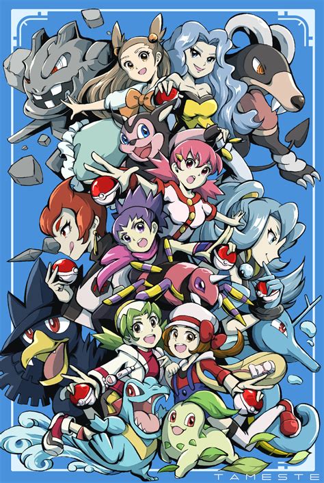 Pokemon Second generation girls* by tameste on DeviantArt