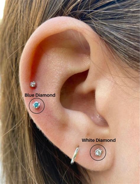 Natural Diamond Stud Earrings 2.5mm Genuine Diamond Stud - Etsy