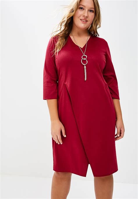 Платье Fresh Cotton, цвет: бордовый, FR043EWBTGE9 — купить в интернет ...