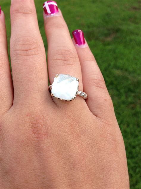 Pandora Rose Gold Pearl Ring - Aurora Gold Rings