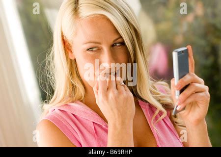 woman    received  text  photograph stock photo alamy