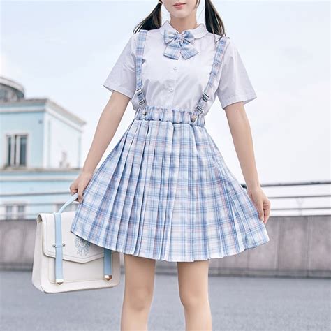 japanese school girl suspender skirt
