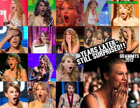 Made a Taylor Swift montage of "surprised face". She wins at every ...