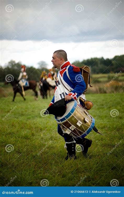 Reenactment Battle of the Borodino Editorial Stock Photo - Image of ...