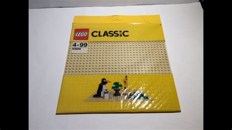 LEGO Classic 10699 "Sand Baseplate" Unboxing & Review - YouTube