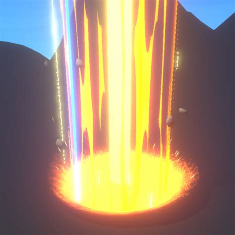 artstation vertical beam vfx