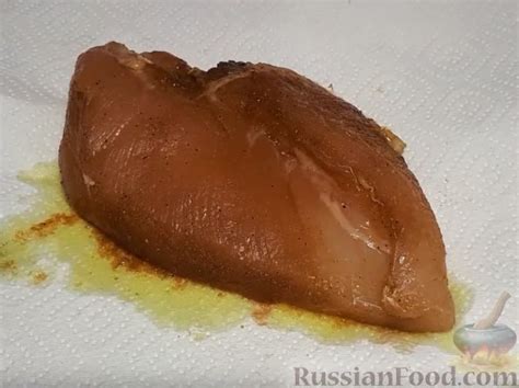 Рецепт: Сочная куриная грудка, запеченная в духовке на RussianFood.com