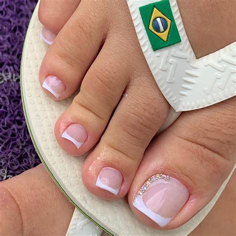 toe nail art french 8