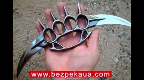 Самодельный кастет / homemade brass knuckles - YouTube