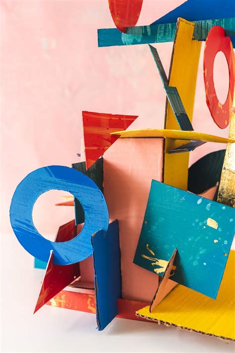 DIY geometric cardboard piece tower - The House That Lars Built in 2021 ...