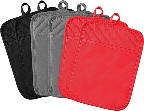 pcs pot holder  pocket  kitchen cotton pot holder set machine