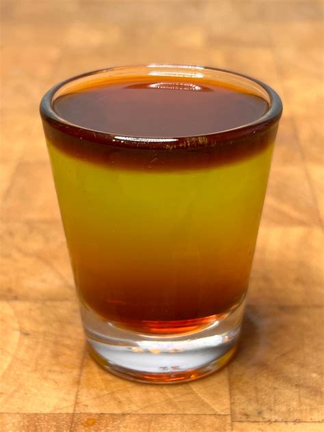 Sexy Alligator Shot - Layered Shot Recipe | Occasional Cocktails