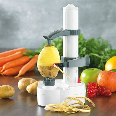TOPCHANCES Electric Peeler Automatic Rotating Apple Peeler Potato ...