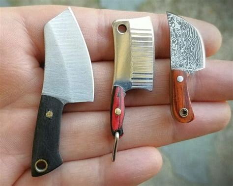 piece mini knife set tiny cooking knives oddities  sale  unique