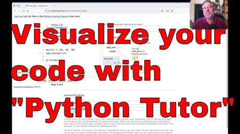 Visualizing your Python code with "Python Tutor" - YouTube