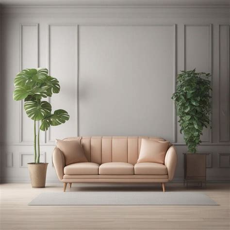 Premium AI Image | Stylish Interior Design with sofa