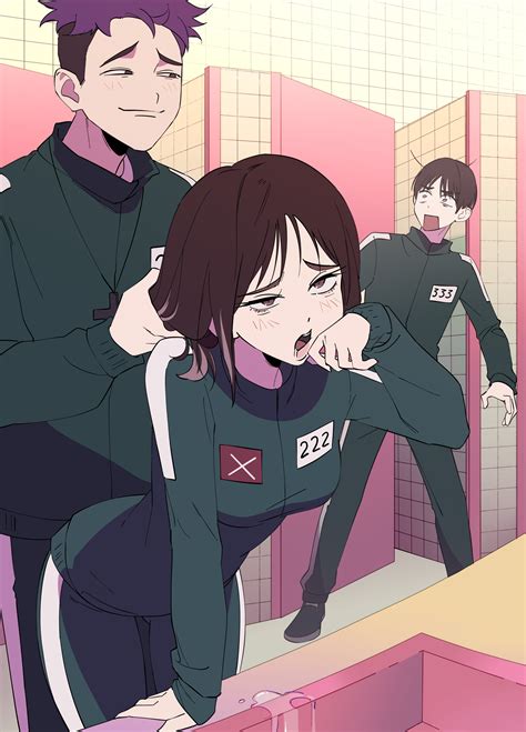 thanos, lee myung-gi, and kim jun-hee (squid game) drawn by fash | Danbooru