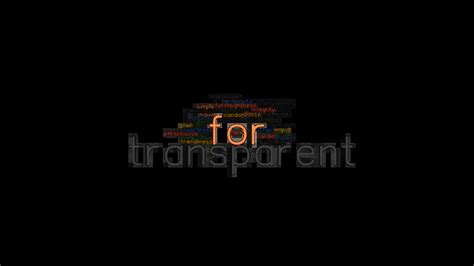 FOR TRANSPARENT: Synonyms and Related Words. What is Another Word for ...