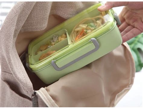 MICCK Microwaveable Ланч-бокс с отделениями детский Bento box ...