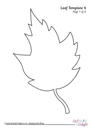Leaf Template 1