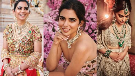 images isha ambanis diamond  precious stones jewellery collection