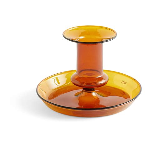 Flare borosilicate candle holder Amber Hay Design Adult