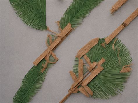 how to make a cross out of a palm leaf