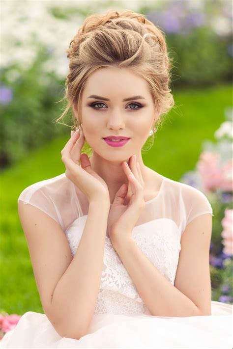 photo shoot, свадебный макияж, яркий свадебный макияж и прическа ...