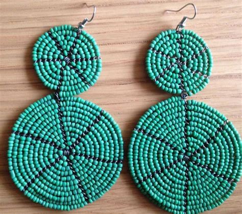 African Earrings Bead Earrings African Jewelry | Etsy