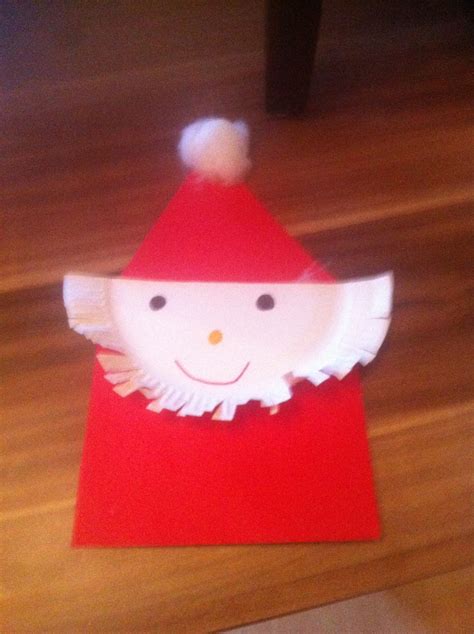 Santa - paper plate