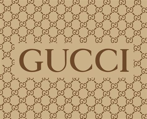 Gucci Logo Brand Symbol With Name Brown Design Clothes Fashion Vector ...