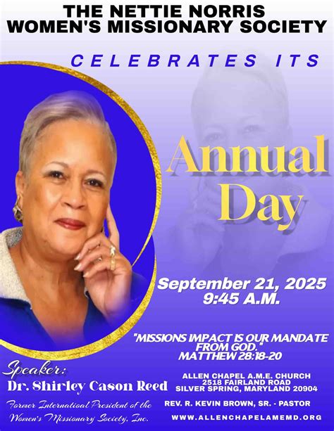 Allen Chapel AME Church-Silver Spring, MD - Please join us tonight