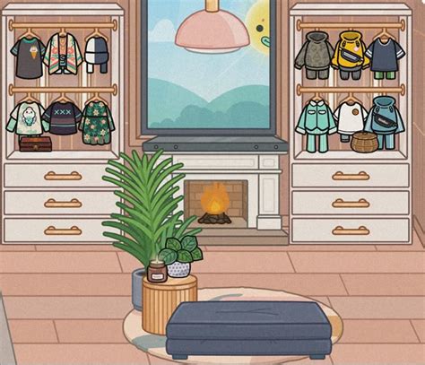 Wardrobe idea in toca boca | Спальня для взрослых, Детская комната для ...