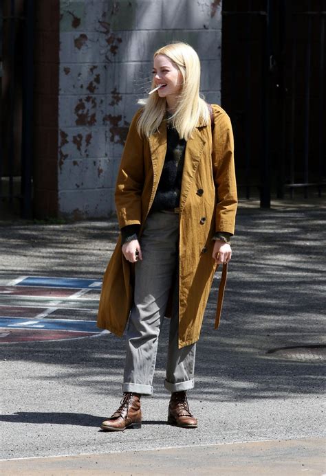 Emma Stone - Netflix "Maniac" Series Set in Brooklyn 05/11/2018