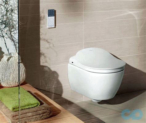 Подвесной унитаз с функцией биде Villeroy & Boch Subway 2.0 ViClean ...
