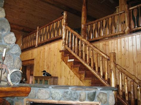 Custom Stair Railings | Ryan's Rustic Railings | Orr, MN | Rustikale ...