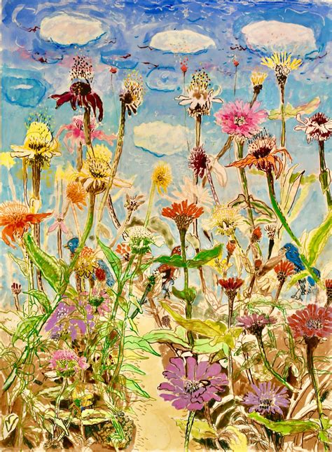 Garden Variation with Three Birds - Artwork | GalleriesNow