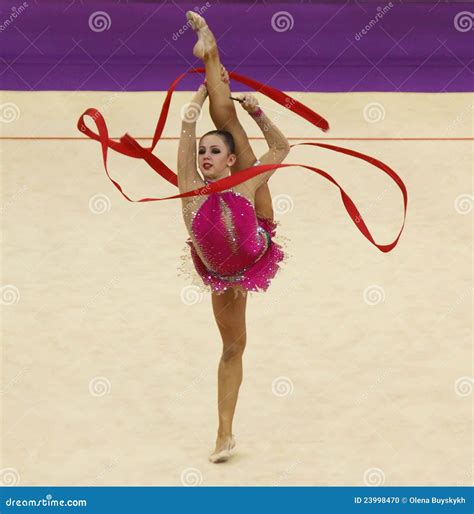 Daria Dmitrieva (Russia) at Deriugina Cup Editorial Image - Image of ...