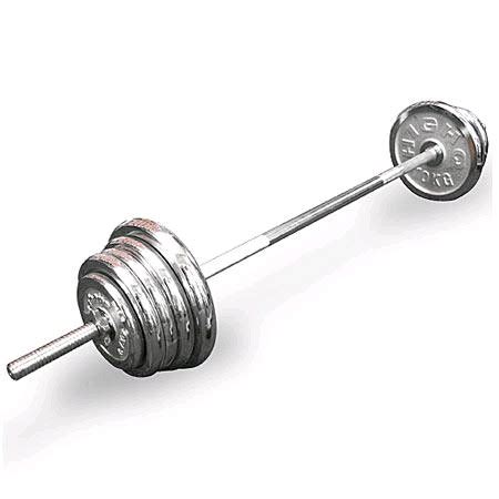 Штанга наборная хромированная CrossGym HighQ, 80 кг (W80X) - купить в ...