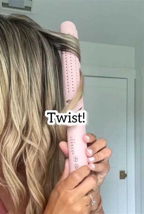 how to use straighteners to curl your hair
