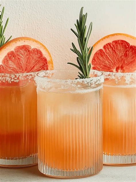 Grapefruit-Rosemary Mocktail Spritz: Irresistibly Refreshing Fun
