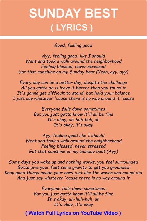 Surfaces - Sunday Best (Lyrics)