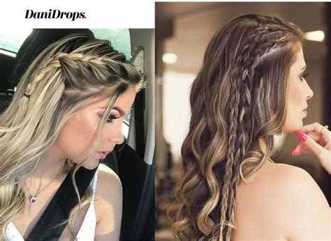 Penteado Com Tranca Lateral - Tendência de Penteado com Trança Lateral - O segredo para um visual ...