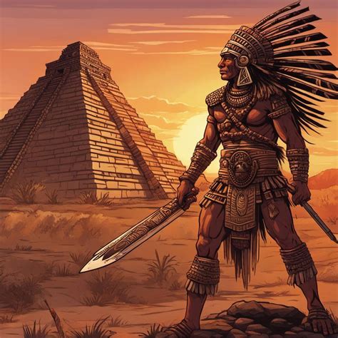 aztec warrior   thepurgatorian  deviantart